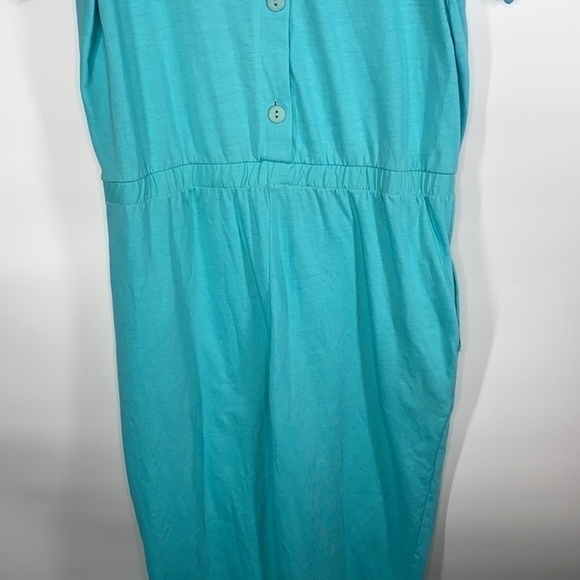 Vintage Justin Allen Sailing Sport Classics Blue 80's Jumpsuit Rare Size Large - Picture 3 of 15
